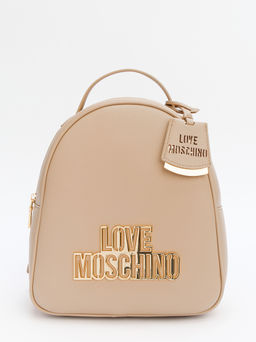 Женский рюкзак LOVE MOSCHINO CUT OUT LOGO Артикул 4192233, серовато-бежевый  фото 4