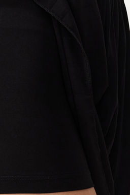 TRENDYOLMILLA Siyah Normal Lastikli Bel Pilise Sorlu Esnek Mini Etek TWOSS24ET00192 фото 4