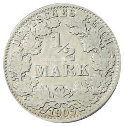 1/2 марки 1905 года A Германия