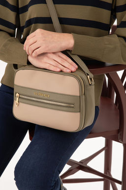 Женская бежевая сумка через плечо Неожиданная скидка в корзине - U.s. polo assn фото 2