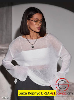 Лонгслив женский прозрачный - Bruno фото 4