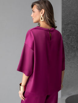 D29.279 Блузка женская бургунди