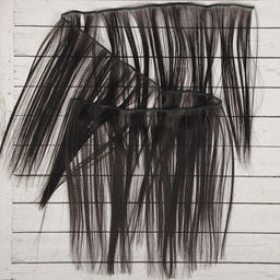 Волосы - тресс для кукол Прямые длина волос: 25 см, ширина:100 см, цвет № 1В - Школа талантов фото 3