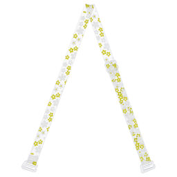 Бретели (пара) Gamma BR-1005 в пакете 10 мм 10 пар СК/Распродажа белый/зеленый