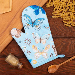 Варежка Этель Бабочки 26*16 см, 100% п/э