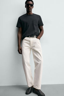 JEANS STRAIGHT FIT / Blanco - Zara фото 7