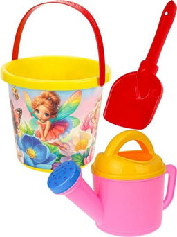 Набор для песка №113 "Феечки" (НАБ-4796) Ведро 0,85л., лейка, лопатка 22см