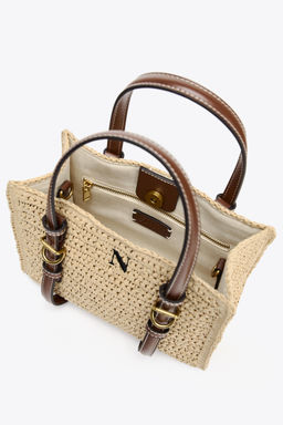 WOVEN MINI TOTE BAG - Zara фото 20