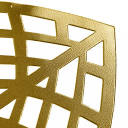 Салфетка декоративная Лавр 30х45см ПВХ, золото (Китай) - Домашняя мода фото 2