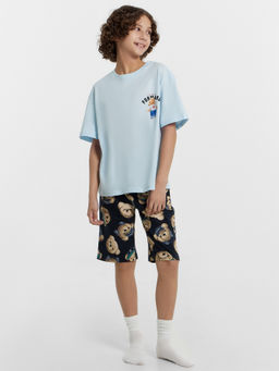 Комплект домашний для мальчиков с принтом в виде мишки