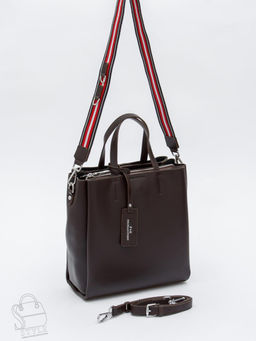 Сумка женская кожаная 6062L coffee Polina&Eiterou