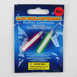 Неоновая палочка Кулон, набор 2 шт., цвета МИКС