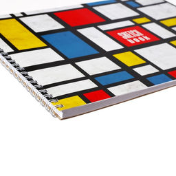 Скетчбук А4, 40 листов на гребне по короткой стороне В квадрате, обложка мелованный картон, твёрдая подложка, блок 100 г/м - Calligrata фото 3