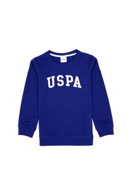 Erkek _ocuk Mor Basic Bisiklet Yaka Sweatshirt Sepette S_rpriz _ndirim