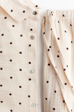 Camisa y pantal?n corto de pijama - H&m фото 15