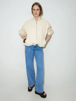 Джинсы wide leg с высокой посадкой / Zarina