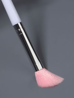Набор кистей для макияжа COLOR POWER pink, 10 шт., в чехле, белый