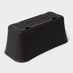 Ящик для цветов балконный «Ротанг», 7.5 л, 38.5×18×16 см, пластик, коричневый