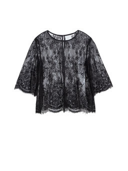 CONTE Черная вечерняя блузка LBL 1060 royal black