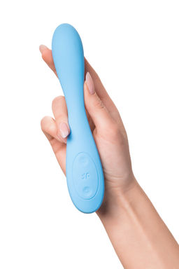 Стимулятор точки G Satisfyer G-Spot Flex 4+, голубой  фото 6