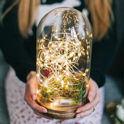 Гирлянда Нить 5 м роса, IP20, серебристая нить, 50 LED, 2 режима, батарейки AAх3 (нет в комплекте), свечение тёплое белое / мульти - Luazon lighting фото 4
