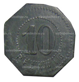 Монета 10 пфеннигов 1917 года Германия Нотгельд Хамборн