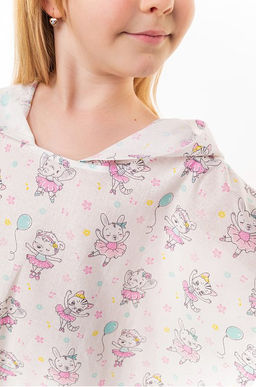 Хлопковое пляжное эко-пончо с капюшоном Happy Fox Home  фото 12