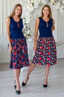 Платье женское Адель красные розы - Амадэль фото 8