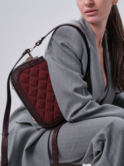 Сумка замшевая на плечо Deboro 30791 крок