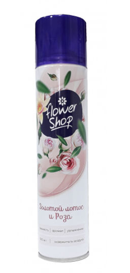 FLOWERSHOP освежитель 300мл Золотой лотос и роза