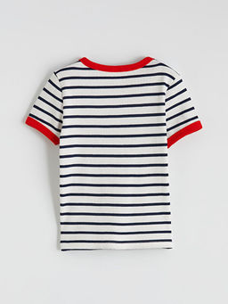 Nak??l? ?izgili K?z ?ocuk Ti??rt