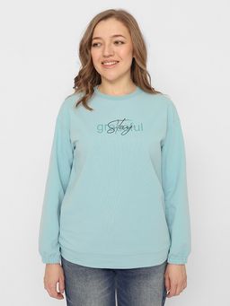 CRB wear/FSSW 60250-43 Джемпер женский,голубой/Ex.Cherubino
