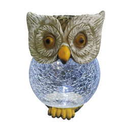 USL-S-813/GT160 OWL Садовый светильник на солнечной батарее Сова. 1 светодиод. Белый свет. 1*АА Ni-Mh аккумулятор в/к. IP44. TM Uniel