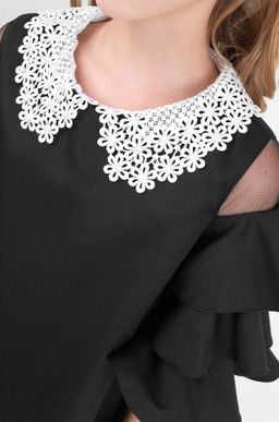 Школьное платье с добавлением вискозы для девочки Happyfox