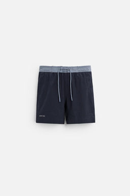 CONTRAST REGULAR SWIMMING TRUNKS