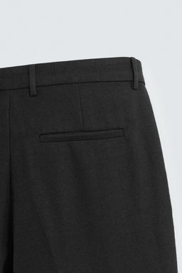 RELAXED FIT PLEATED TROUSERS - Zara фото 5