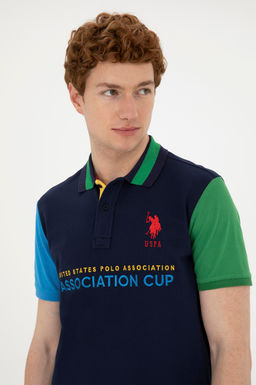 Мужская темно-синяя футболка Неожиданная скидка в корзине - U.s. polo assn фото 9
