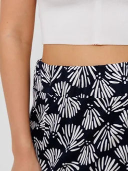 Юбка женская Ю-15 (кулирка) Тёмно-синий веер - Elenatex фото 50