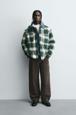 QUILTED CHECK OVERSHIRT