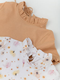 Футболка для девочки 2шт., сер/бел - Lesi kids фото 21