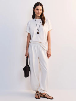 Футболка оверсайз из хлопка ZR2605013413-2 / Zarina