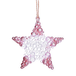 Новогоднее украшение "Звёздочка" (9,8см)
