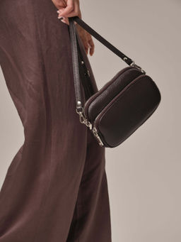 Сумка кросс-боди Deboro 30851 темно-коричневый