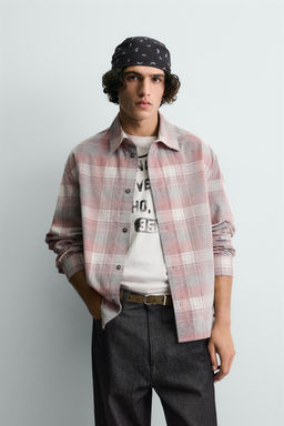 CORDUROY CHECK SHIRT - Zara фото 2