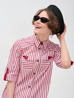 Платье с яркими вставками OD-273-2