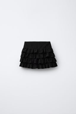 SHINY STRIPED BERMUDA SKORT - Zara фото 2