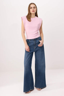 Ekru Regular/Normal Kal?p Kolsuz Tas Detayl? Tok %100 Pamuk Orme T-shirt TWOSS26TS00231 - Trendyolmilla фото 6
