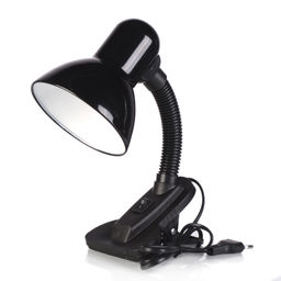 Светильник настольный на прищепке черный / 108BXIAO-2 / Ex27 /уп 70/