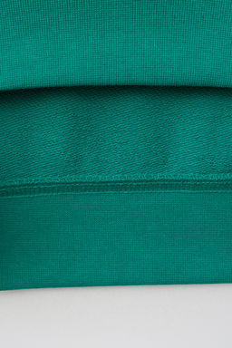 SUDADERA MANGA CORTA TEXTO RELIEVE / Verde - Zara фото 4