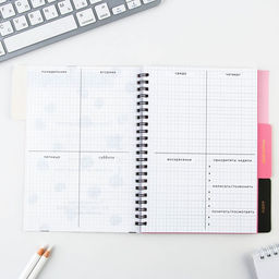 Планер с разделителями «Каждый день», мягкая обложка, формат А5, 50 листов